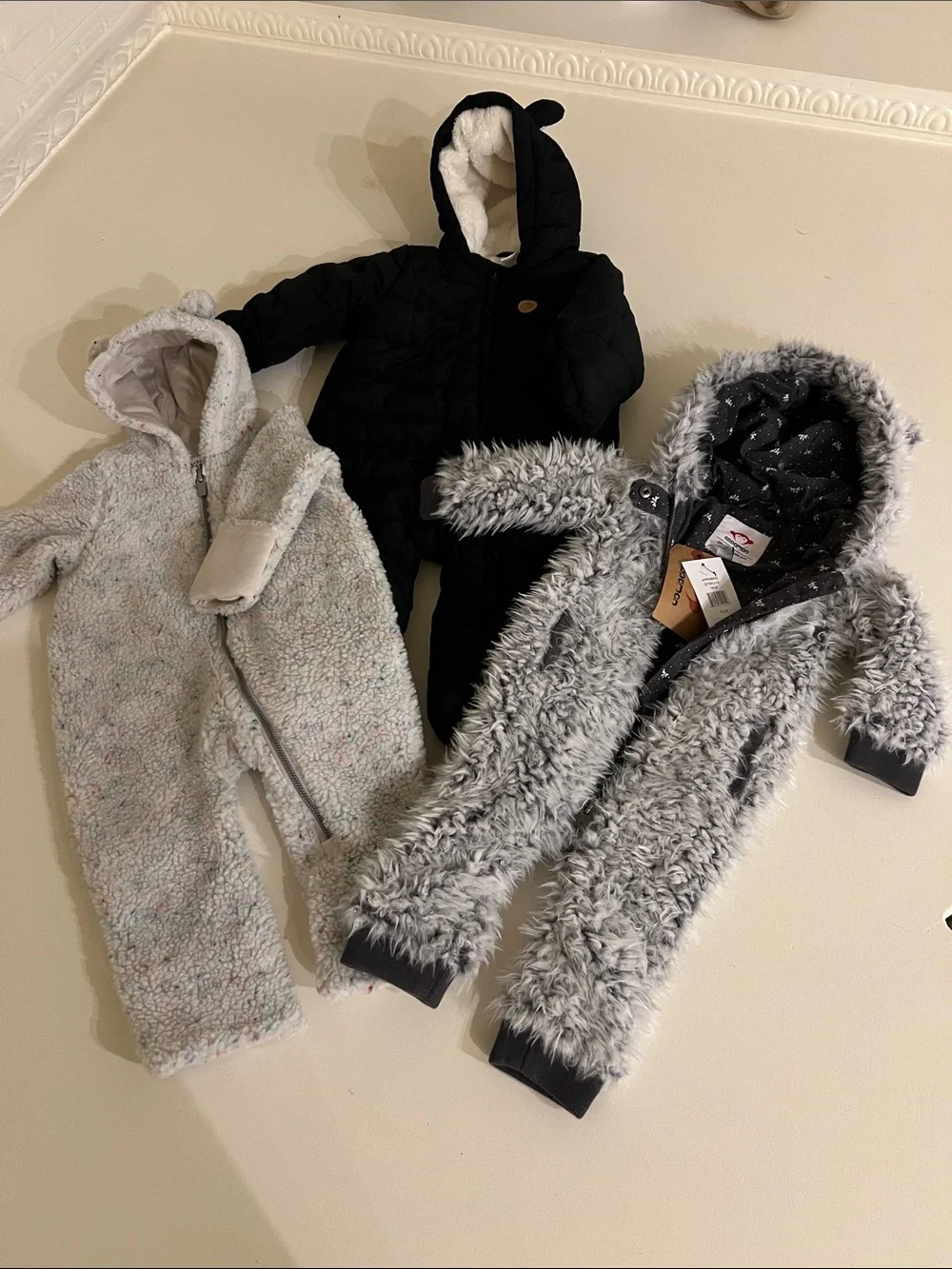 Infant winter snow suit lot